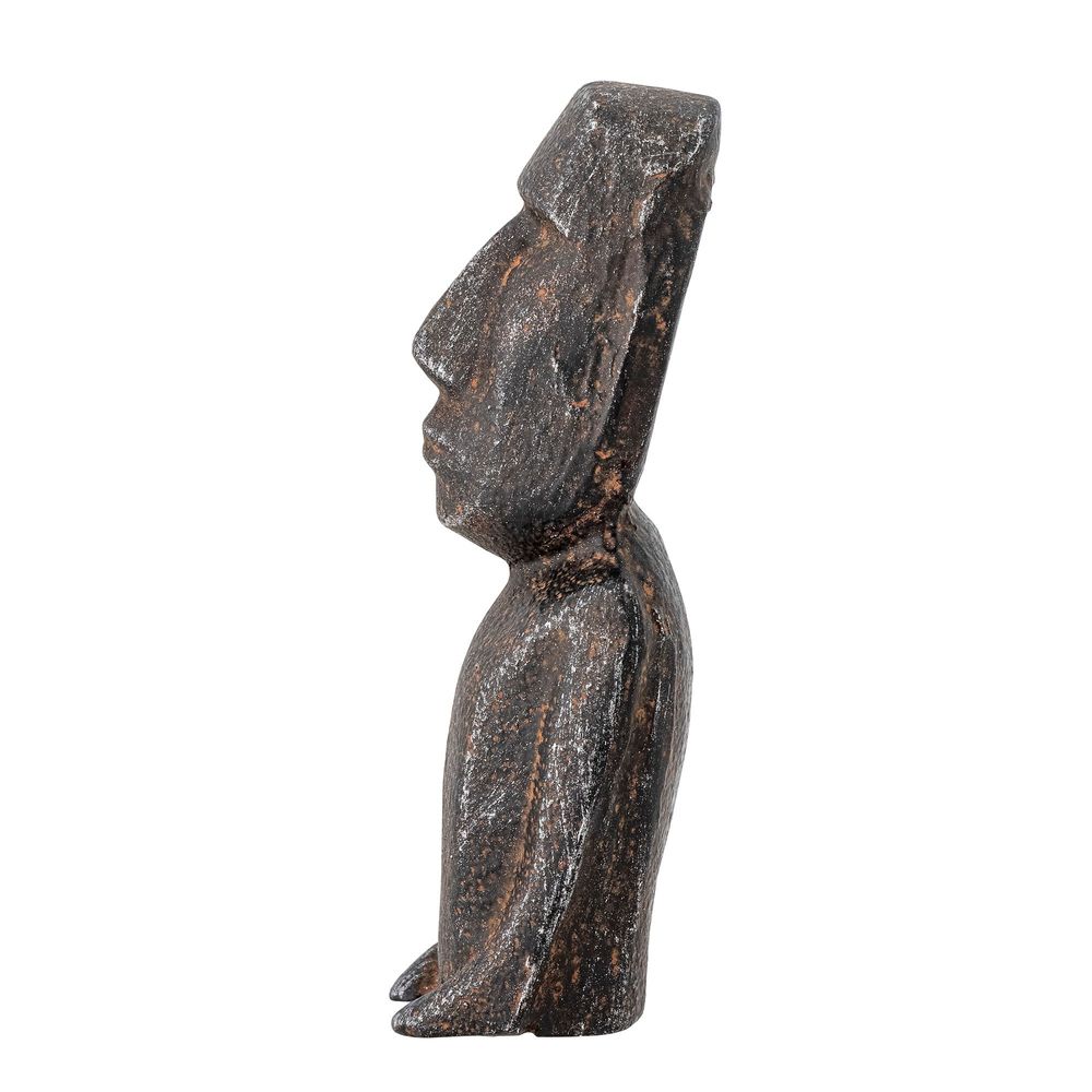 Decorative objects - Moai Deco, Black, Metal - BLOOMINGVILLE MULTIBRAND HOUSE