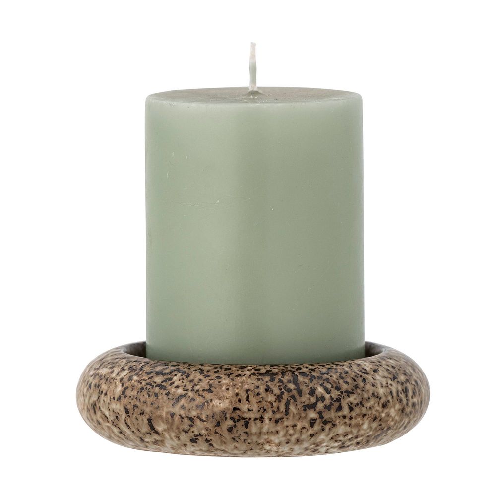 Candlesticks and candle holders - Oshin Candle Holder, Brown, Stoneware - BLOOMINGVILLE MULTIBRAND HOUSE