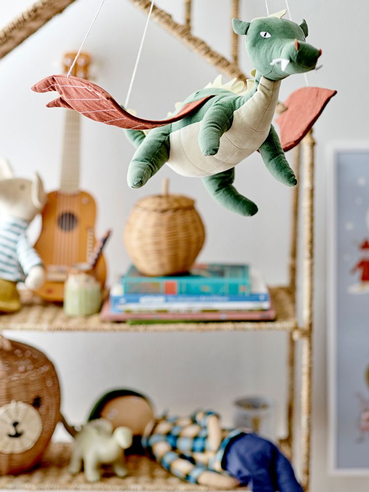 Decorative objects - Malvin Mobile, Green, Linen - BLOOMINGVILLE MINI