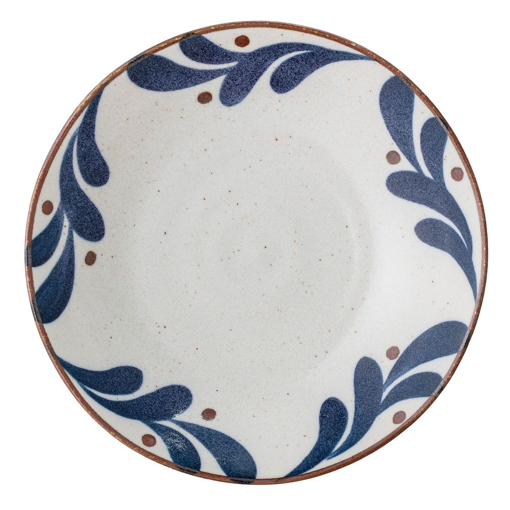 Assiettes au quotidien - Camellia Assiette, Blue, Porcelaine - CREATIVE COLLECTION