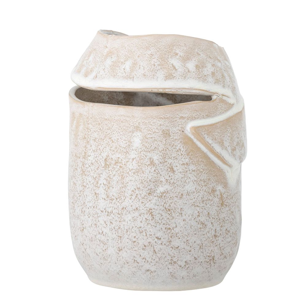 Vases - Abeera Vase, Nature, Stoneware - BLOOMINGVILLE MULTIBRAND HOUSE