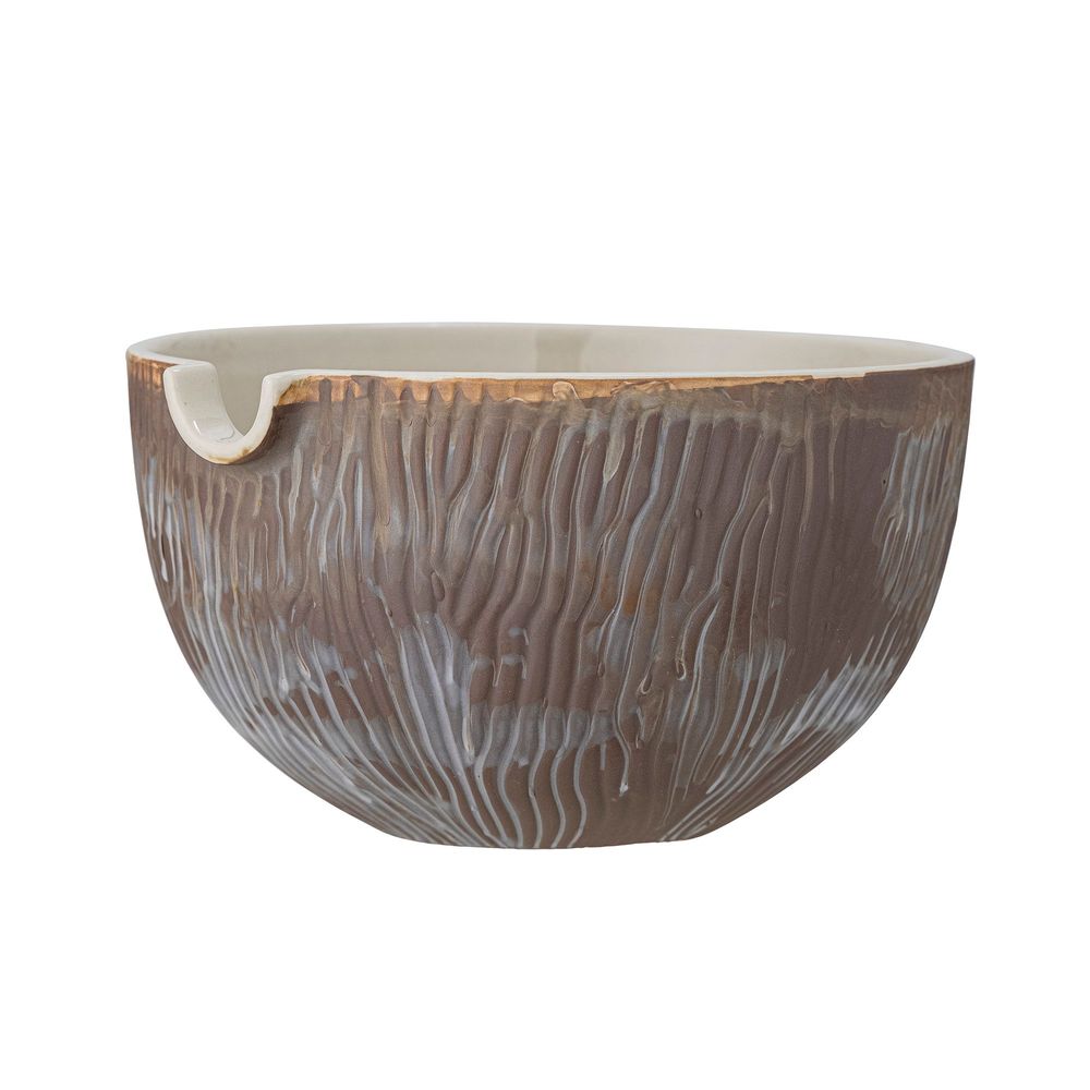 Bowls - Toula Bowl, Brown, Stoneware - BLOOMINGVILLE MULTIBRAND HOUSE