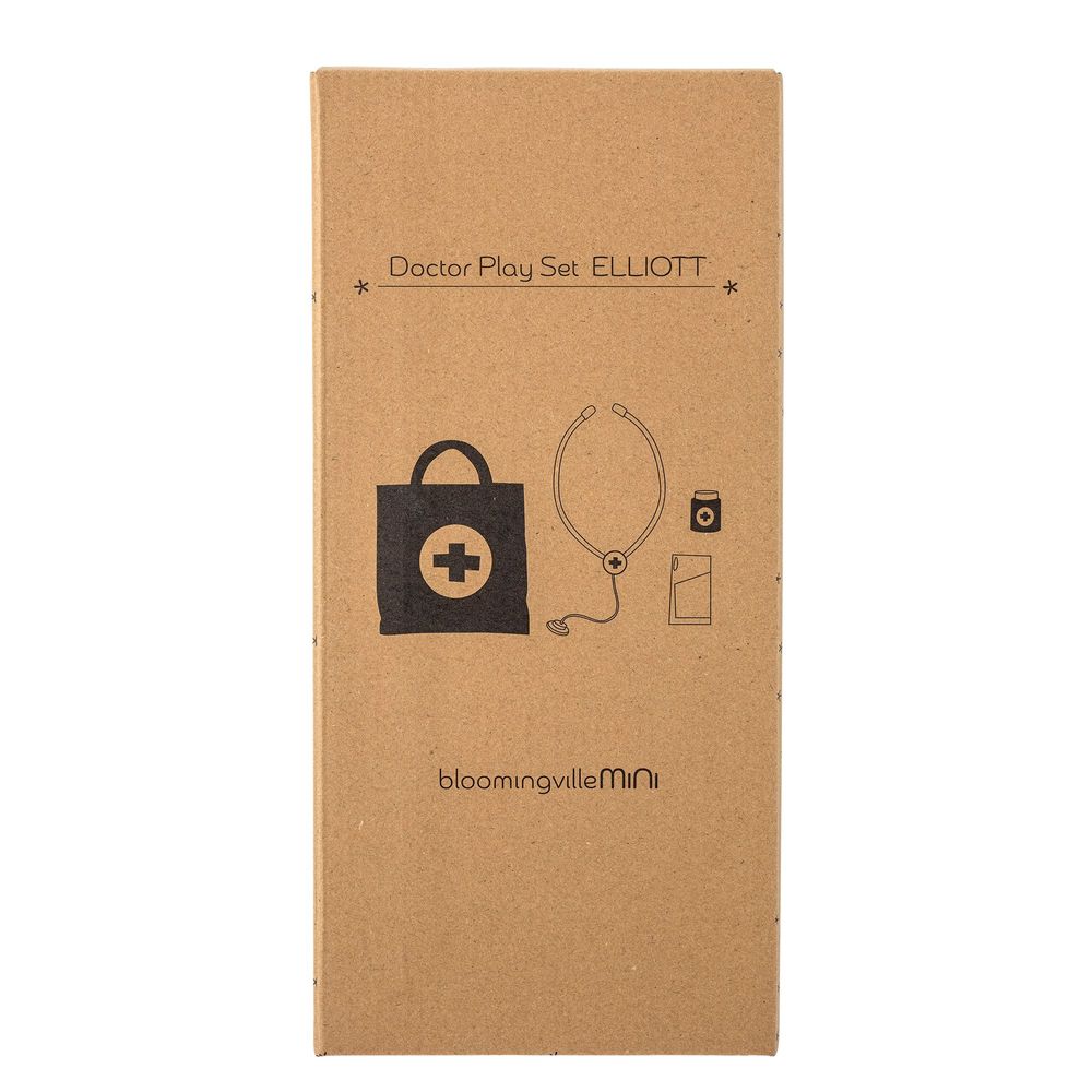 Toys - Elliott Play Set, Doctor, Red, FSC®100%, Lotus Set of 4 - BLOOMINGVILLE MINI