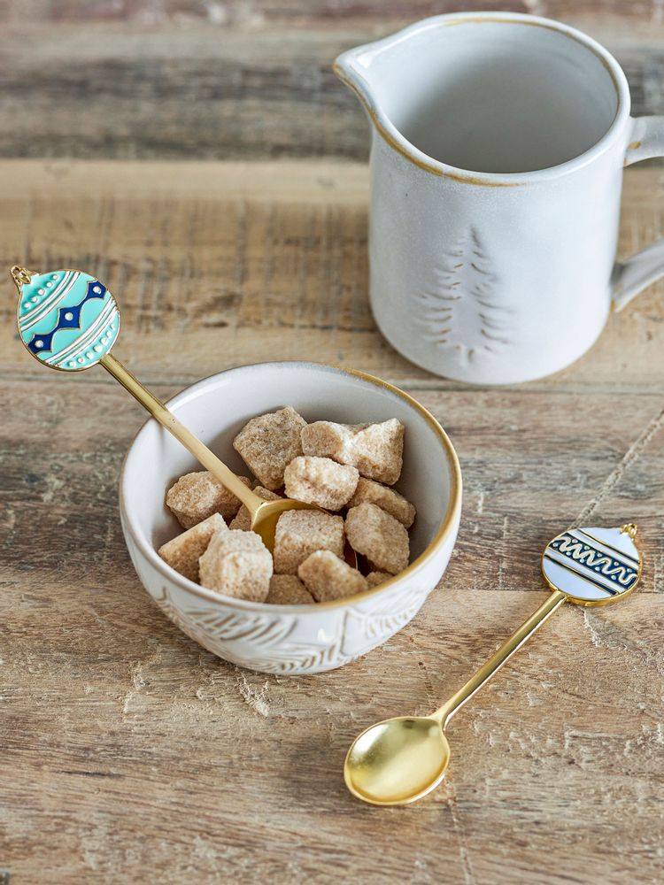 Kitchen utensils - Freydis Spoon, Blue, Zinc Alloy Set of 2 - BLOOMINGVILLE MULTIBRAND HOUSE