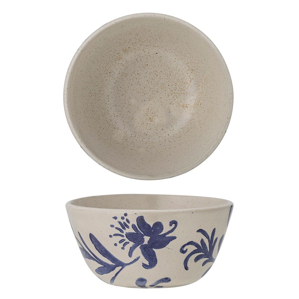 Bowls - Petunia Bowl, Blue, Stoneware - CREATIVE COLLECTION