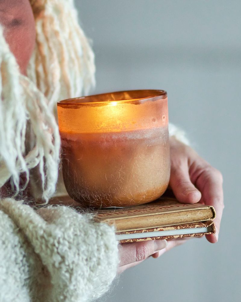 Candles - NO.5-Sea Salt Scent Candle, Brown, Wax - ILLUME X BLOOMINGVILLE