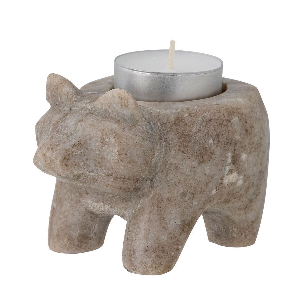 Candlesticks and candle holders - Marcietta Votive, Nature, Marble - BLOOMINGVILLE MULTIBRAND HOUSE