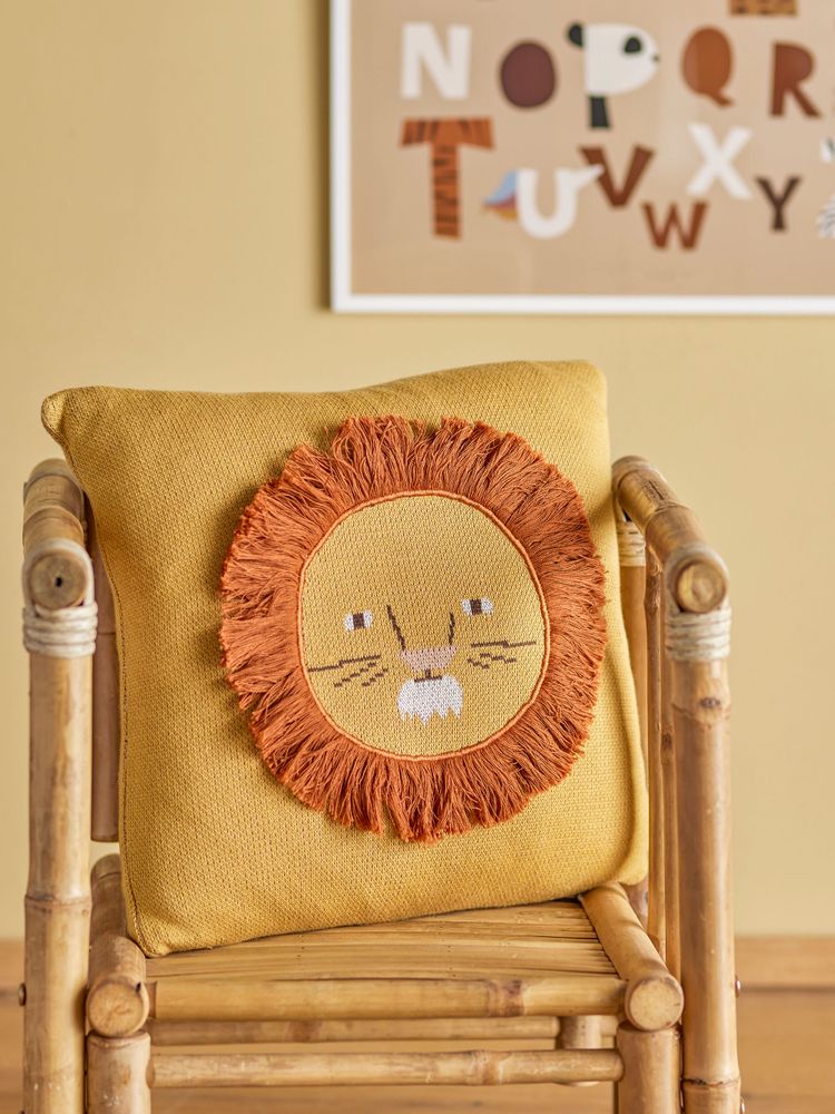 Coussins - Harrison Coussin, Jaune, Coton OEKO-TEX® - BLOOMINGVILLE MINI