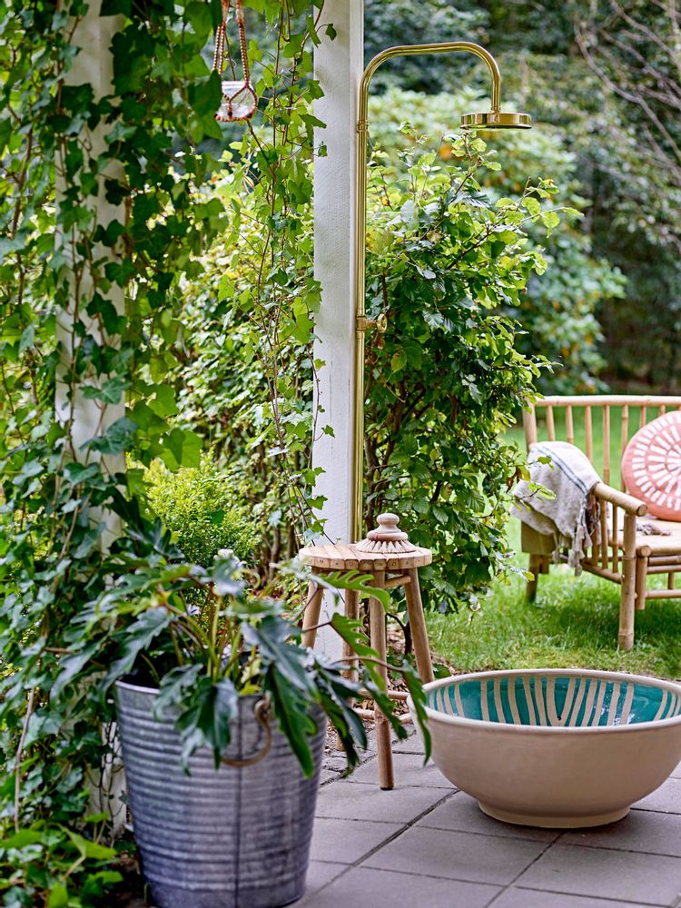 Stools - Sole Stool, Nature, Bamboo - BLOOMINGVILLE MULTIBRAND HOUSE