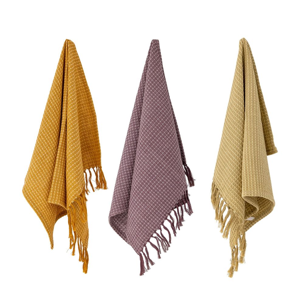 Brosserie - Paprika Serviette de cuisine, Orange, Coton Set of 3 - BLOOMINGVILLE MULTIBRAND HOUSE
