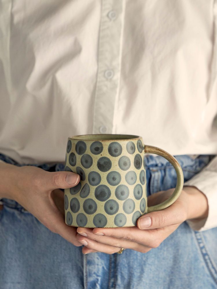 Mugs - Tinni Mug, Blue, Stoneware - BLOOMINGVILLE MULTIBRAND HOUSE