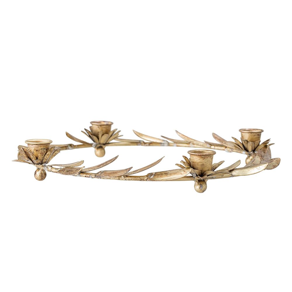 Bougeoirs et photophores - Leonetta Bougeoir, Brass, Métal - BLOOMINGVILLE MULTIBRAND HOUSE