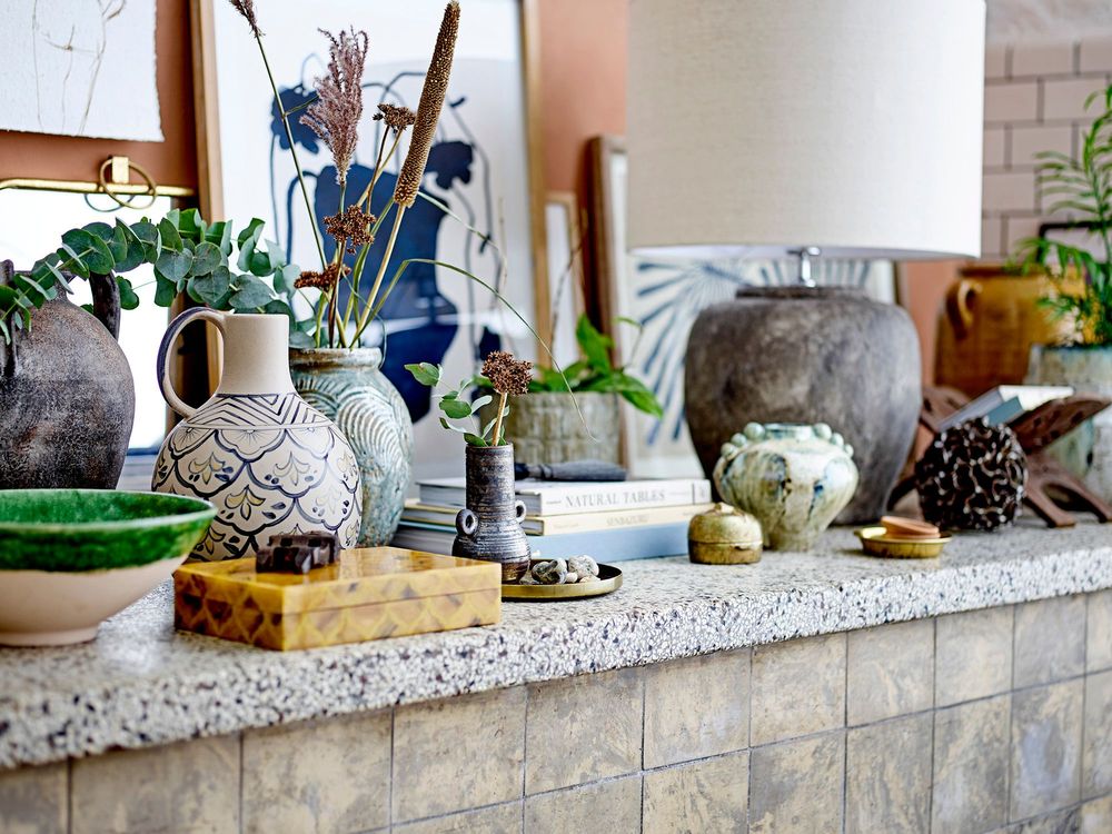Vases - Cophia Vase, Marron, Grès - BLOOMINGVILLE MULTIBRAND HOUSE