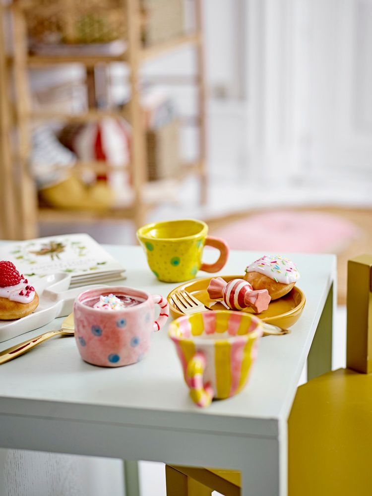Assiettes au quotidien - Mylie Assiette, Jaune, Grès - BLOOMINGVILLE MINI