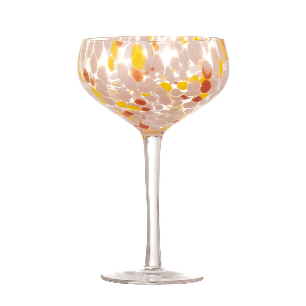 Verres - Lilya Verre à cocktail, Rose, Verre - BLOOMINGVILLE MULTIBRAND HOUSE