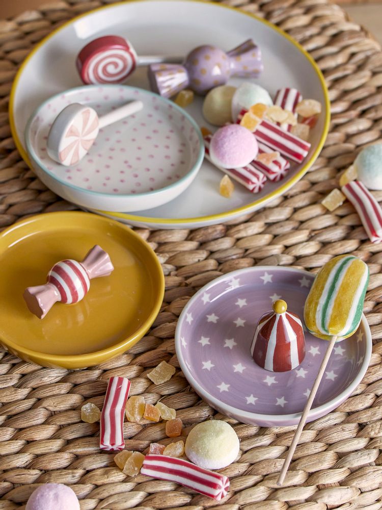 Assiettes au quotidien - Mylie Assiette, Jaune, Grès - BLOOMINGVILLE MINI