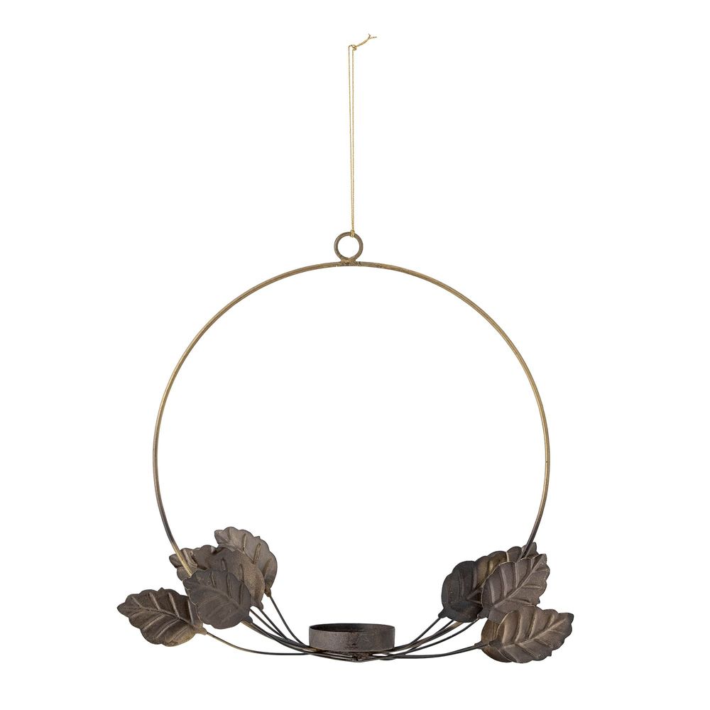 Bougeoirs et photophores - Ivalou Photophore, suspendu, Marron, Métal - BLOOMINGVILLE MULTIBRAND HOUSE