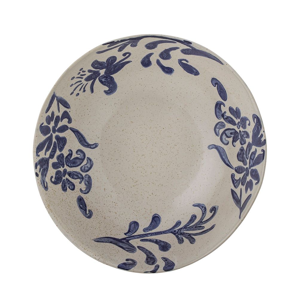 Bowls - Petunia Bowl, Blue, Stoneware  - CREATIVE COLLECTION