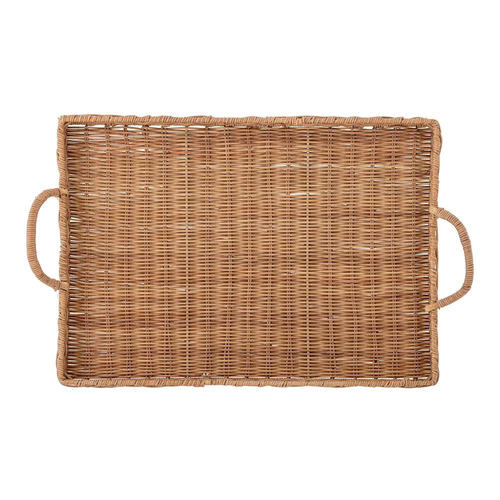 Kitchen utensils - Nevin Serving Tray, Nature, Rattan - BLOOMINGVILLE MULTIBRAND HOUSE