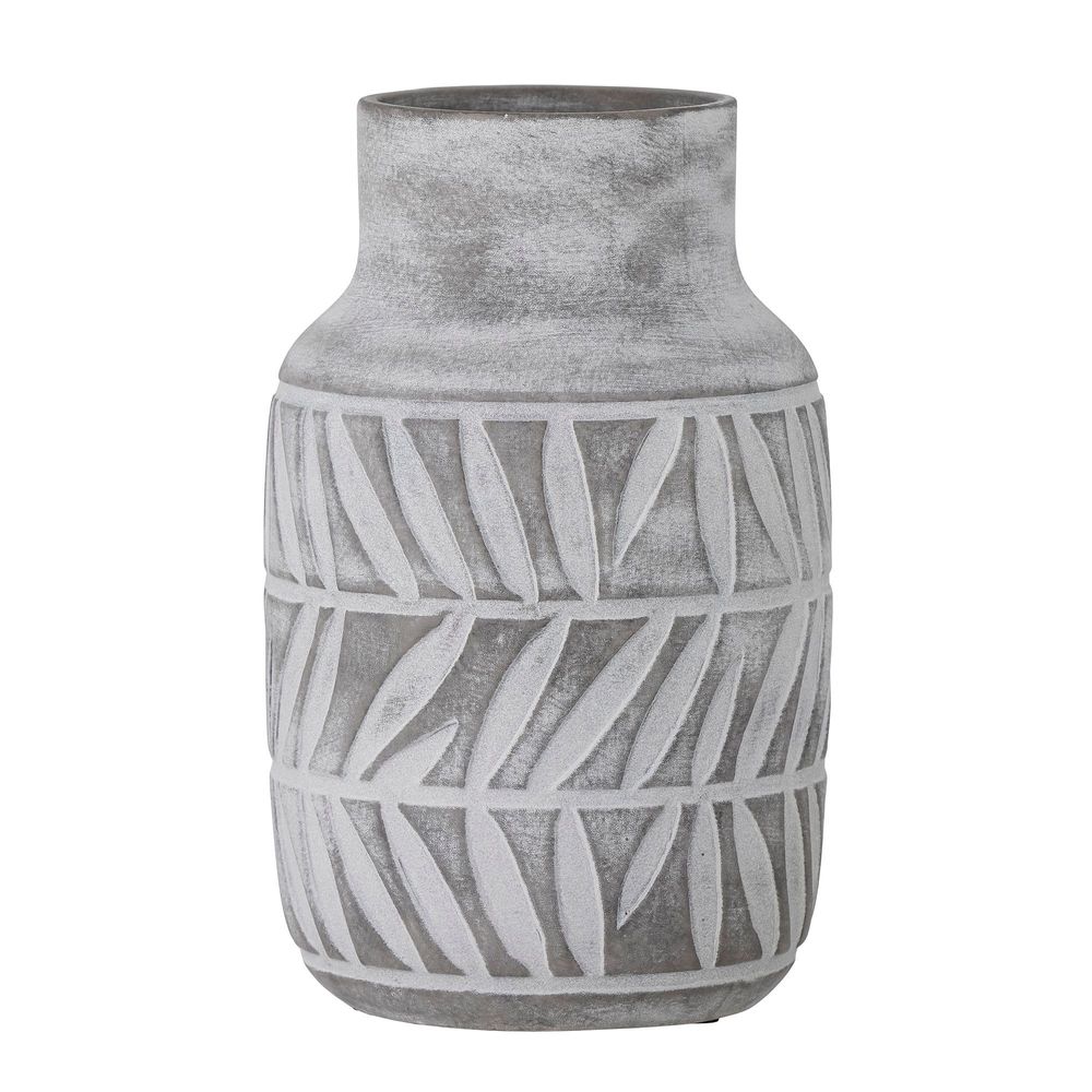 Vases - Saku Vase, Gris, Céramique - BLOOMINGVILLE MULTIBRAND HOUSE