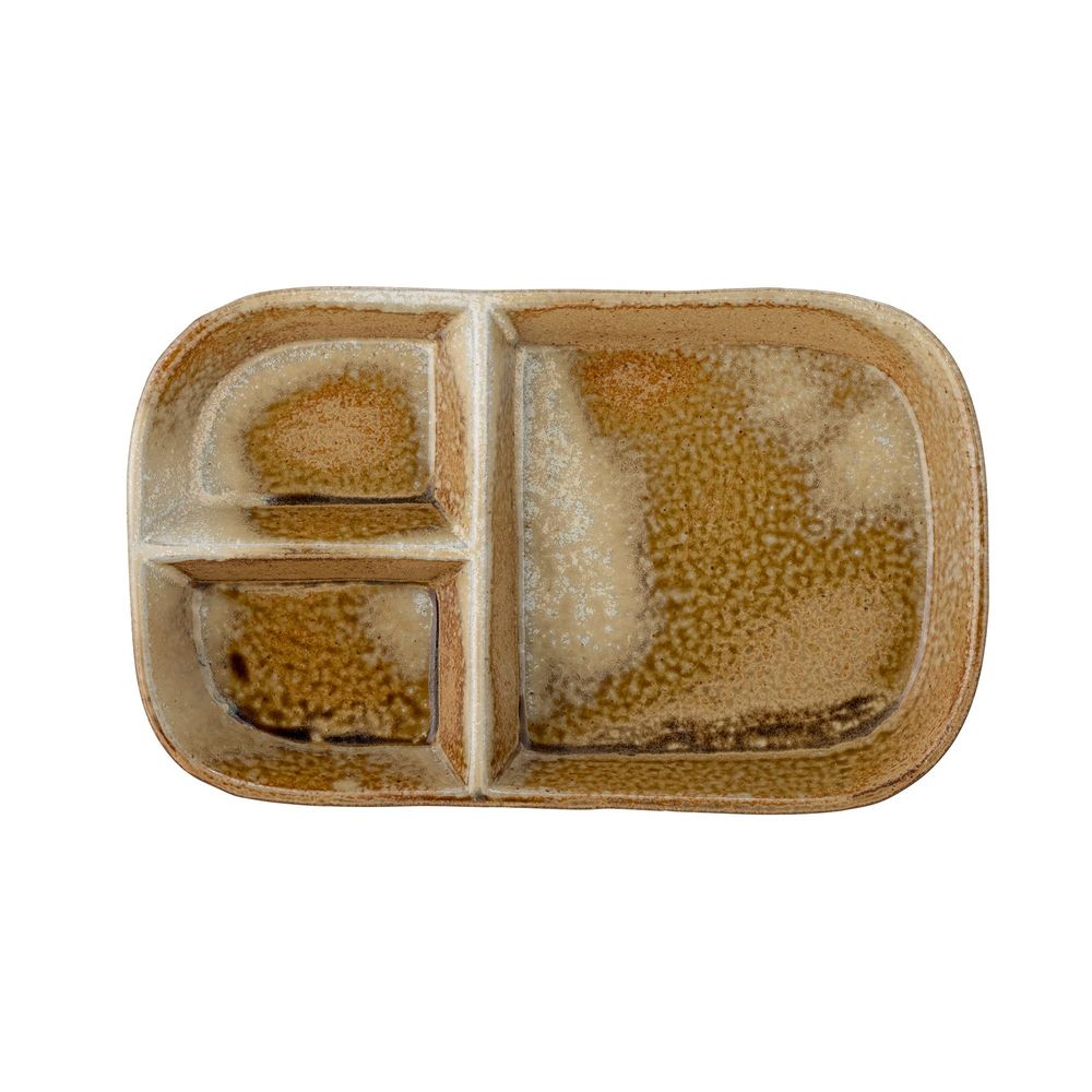 Couverts & ustensiles de cuisine - Risa Assiette de service, Marron, Grès - CREATIVE COLLECTION
