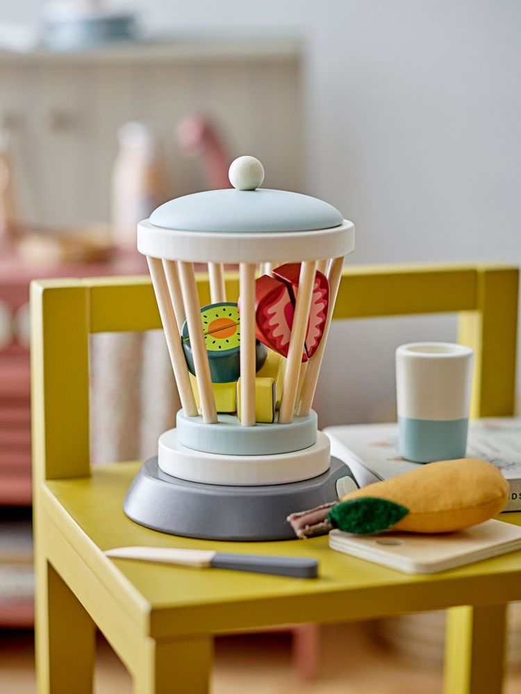 Toys - Lene Play Set, Kitchen, White, Lotus Set of 6 - BLOOMINGVILLE MINI
