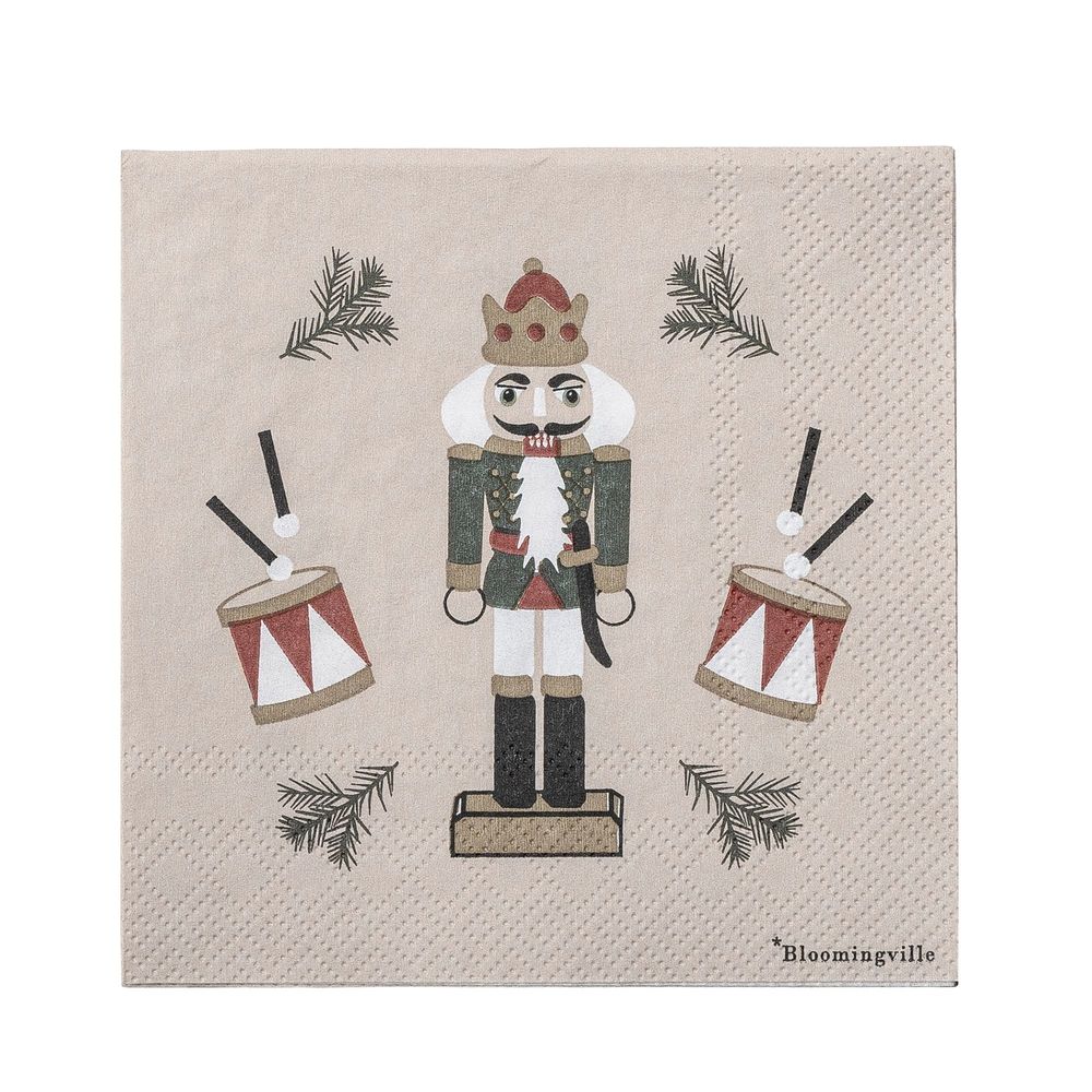 Serviettes - Jolly Serviette, Verte, FSC® Mix, Papier Pack of 20 - BLOOMINGVILLE MULTIBRAND HOUSE