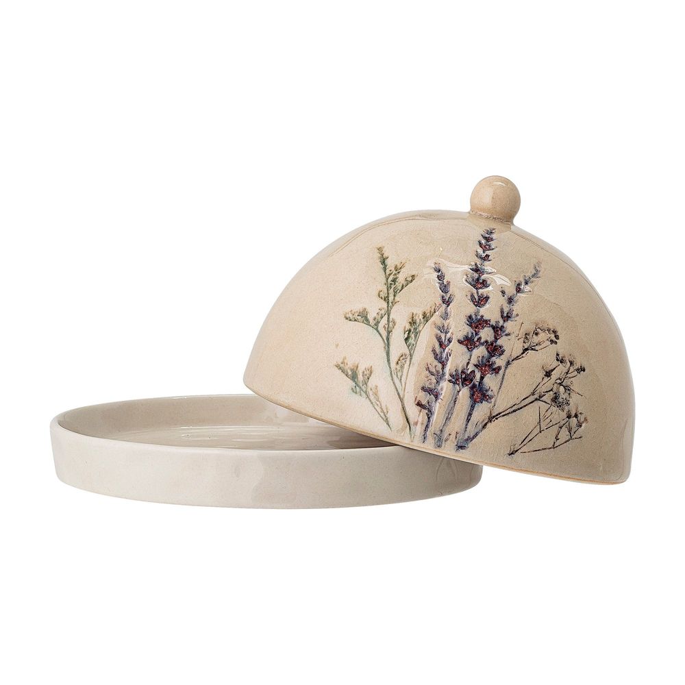 Couverts & ustensiles de cuisine - Bea Boîte à beurre, Nature, Grès - BLOOMINGVILLE MULTIBRAND HOUSE