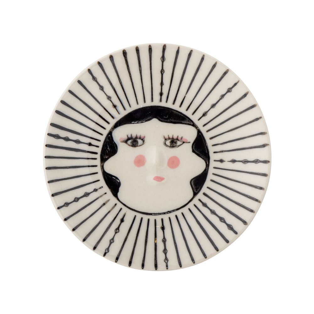 Assiettes au quotidien - Carolin Assiette, Noir, Grès - BLOOMINGVILLE MINI