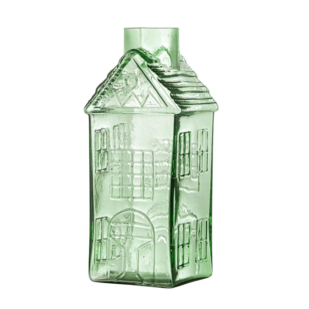 Vases - Kammy Vase, Green, Recycled Glass  - BLOOMINGVILLE MULTIBRAND HOUSE