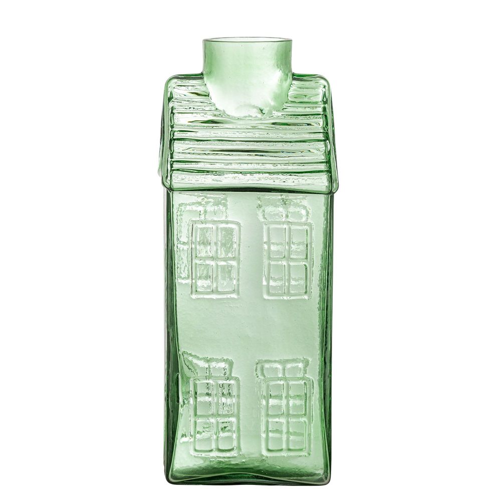Vases - Kammy Vase, Green, Recycled Glass  - BLOOMINGVILLE MULTIBRAND HOUSE