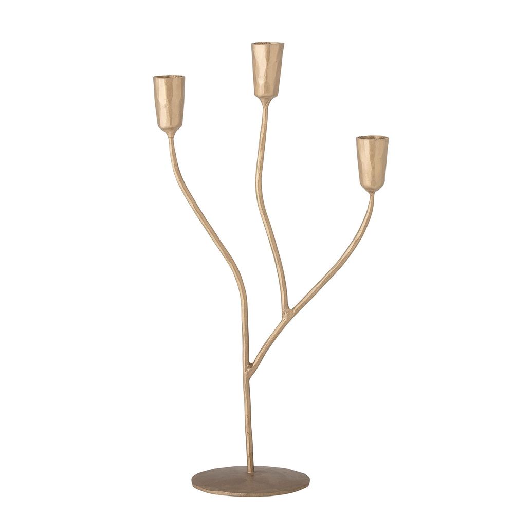 Candlesticks and candle holders - Lorine Candle Holder, Gold, Metal - BLOOMINGVILLE MULTIBRAND HOUSE