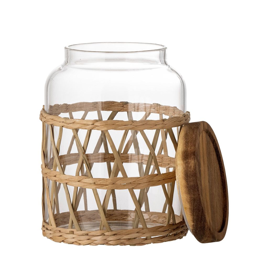 Food storage - Manna Jar w/Lid, Clear, Glass - BLOOMINGVILLE MULTIBRAND HOUSE