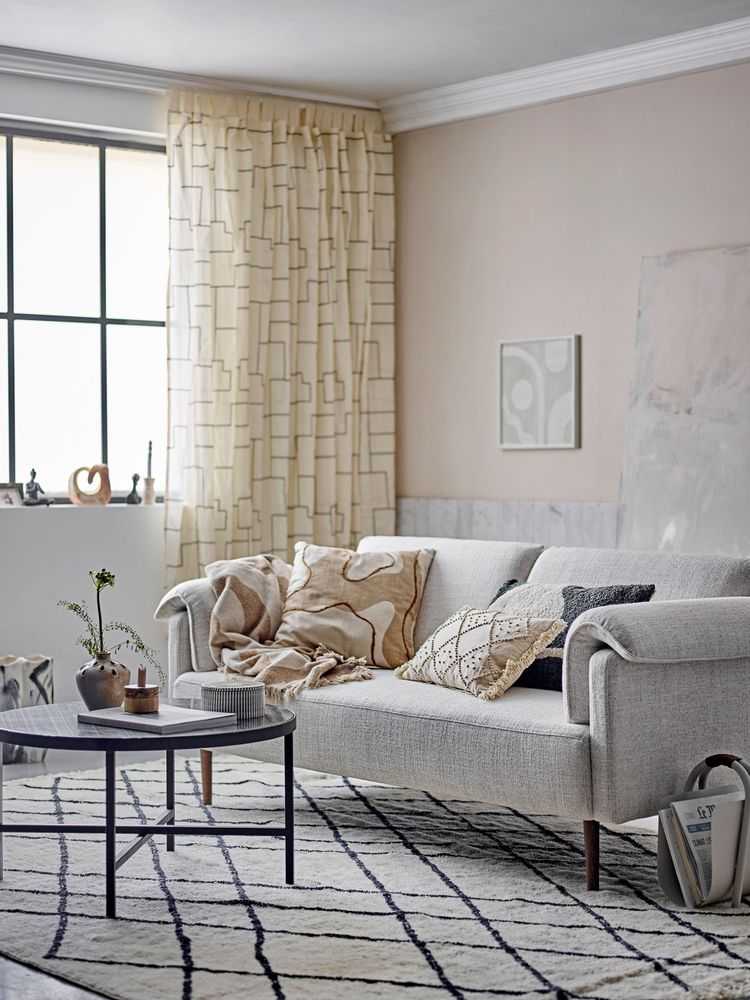 Cushions - Truro Cushion, Nature, Cotton - BLOOMINGVILLE MULTIBRAND HOUSE