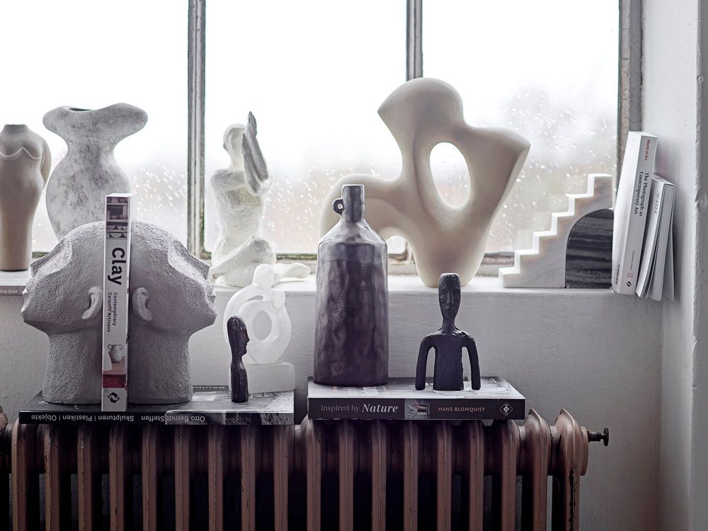Decorative objects - Adalina Deco, White, Polyresin - BLOOMINGVILLE MULTIBRAND HOUSE