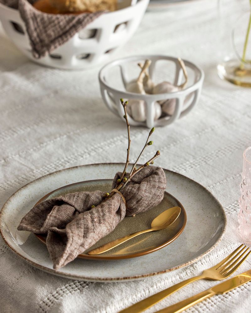 Assiettes au quotidien - Nohr Assiette, Marron, Grès - BLOOMINGVILLE MULTIBRAND HOUSE