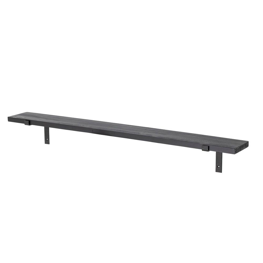 Etagères - Murray Tablette, Noir, Bois de sapin - BLOOMINGVILLE MULTIBRAND HOUSE