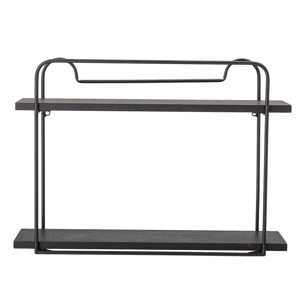 Shelves - Cass Shelf, Black, Metal - BLOOMINGVILLE MULTIBRAND HOUSE