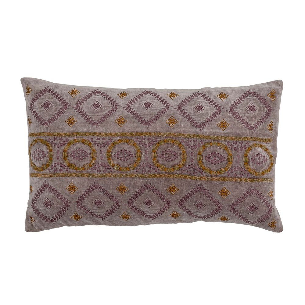 Cushions - Felixia Cushion, Purple, Cotton - CREATIVE COLLECTION