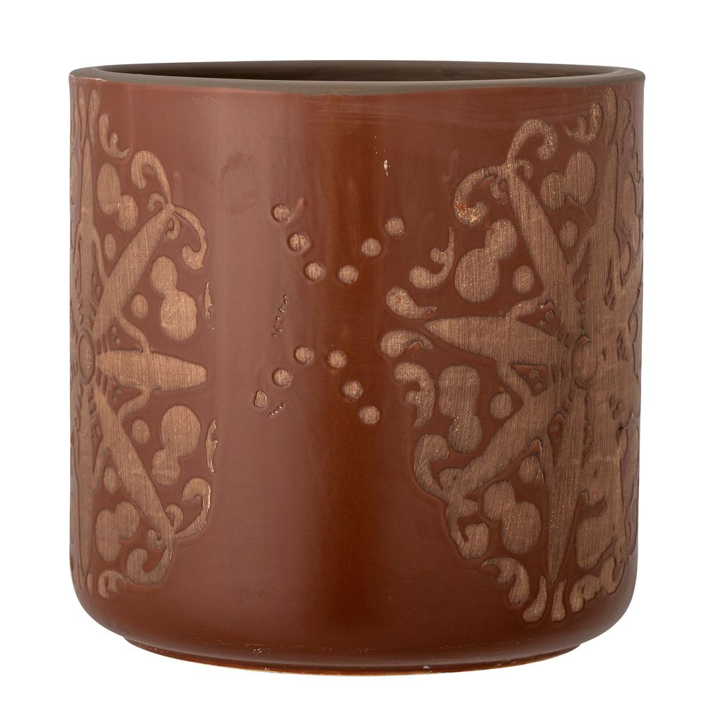 Pots de fleurs - Safio Pot de fleurs déco, Marron, Terre cuite  - BLOOMINGVILLE MULTIBRAND HOUSE