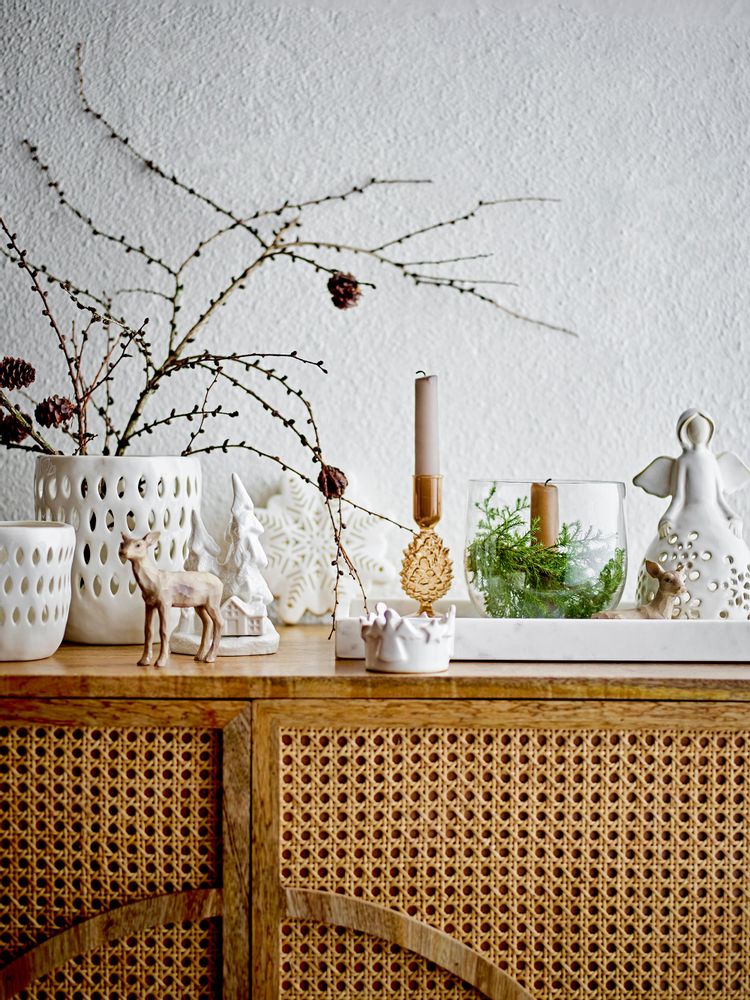 Bougeoirs et photophores  - Jisele Bougeoir, Marron, Verre  - BLOOMINGVILLE MULTIBRAND HOUSE