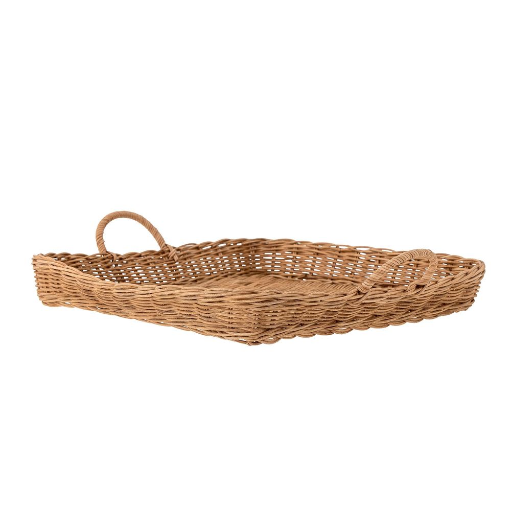 Kitchen utensils - Angie Serving Tray, Nature, Rattan - BLOOMINGVILLE MULTIBRAND HOUSE