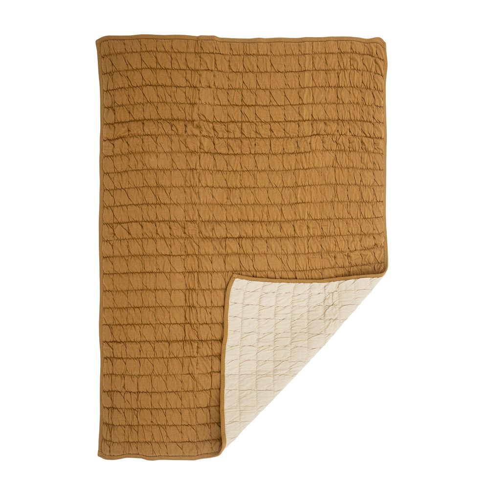 Accessoires pour puériculture - Baille Quilt, Marron, Coton OEKO-TEX® - BLOOMINGVILLE MINI