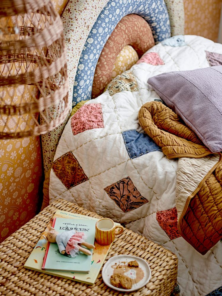 Accessoires pour puériculture - Baille Quilt, Marron, Coton OEKO-TEX® - BLOOMINGVILLE MINI