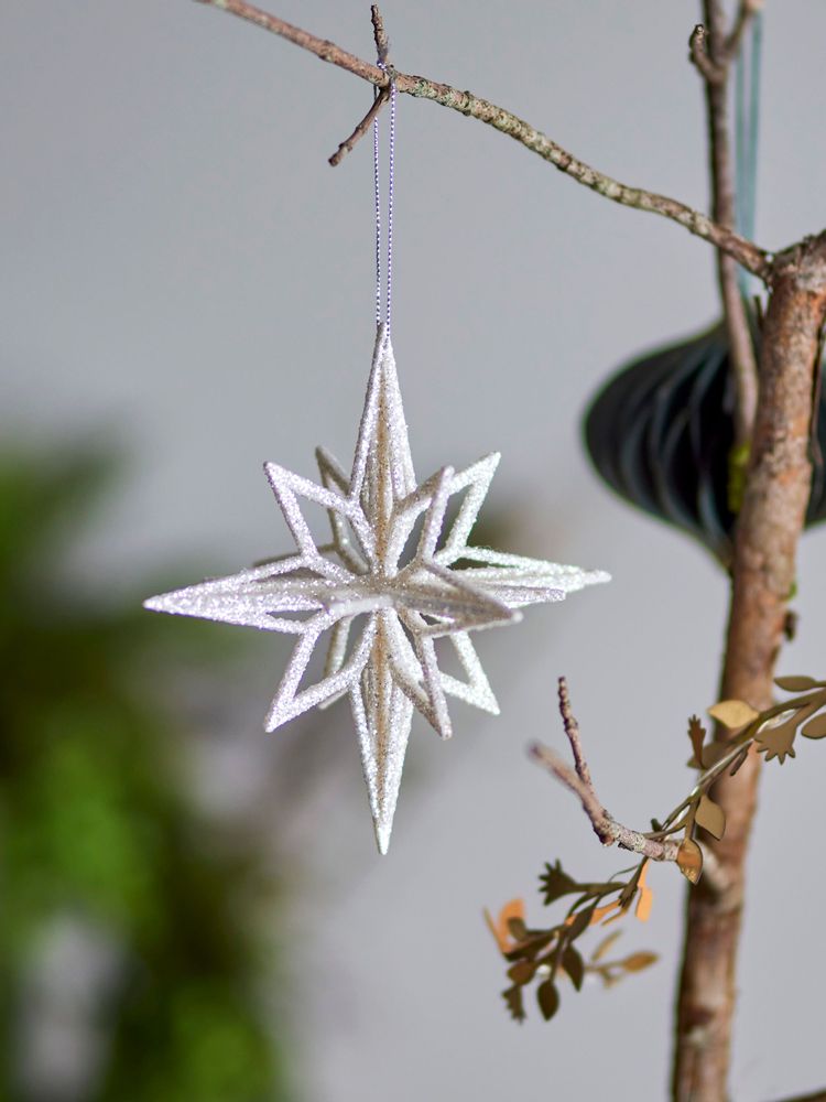 Christmas garlands and baubles - Chue Ornament, Silver, Plastic - BLOOMINGVILLE MULTIBRAND HOUSE