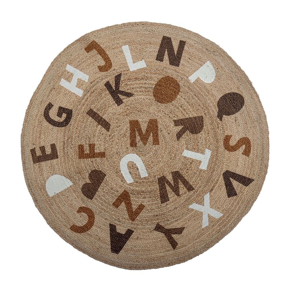 Tapis - Dinne Tapis, Marron, Jute  - BLOOMINGVILLE MINI