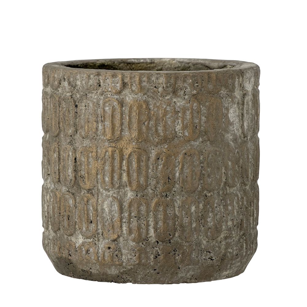 Flower pots - Benas Deco Flowerpot, Grey, Cement - BLOOMINGVILLE MULTIBRAND HOUSE