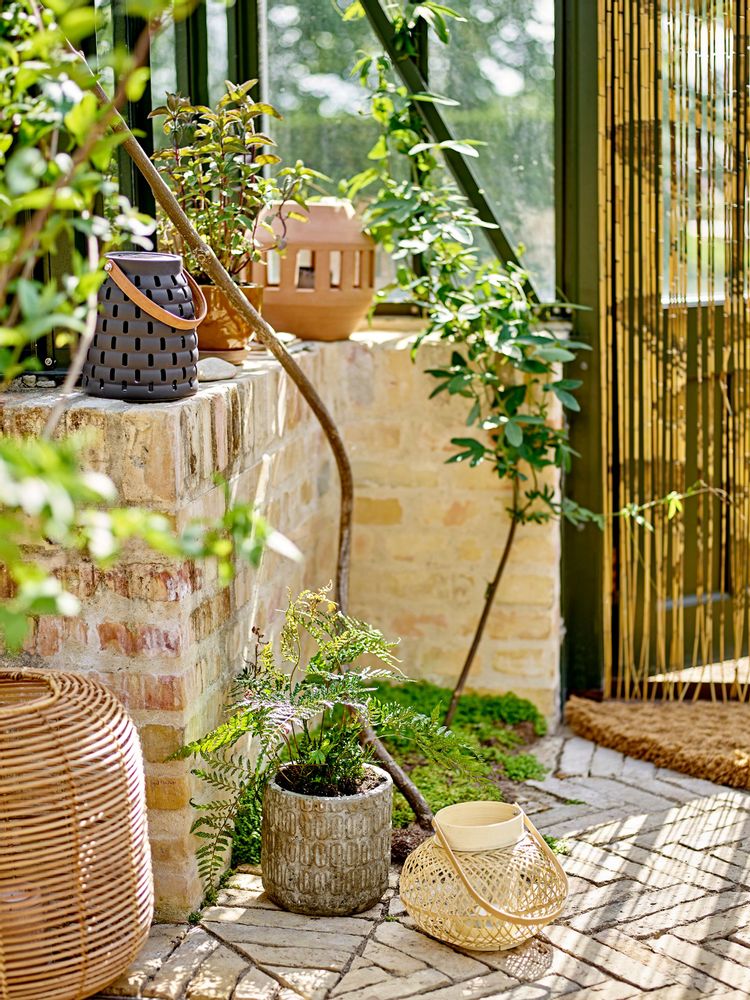 Flower pots - Benas Deco Flowerpot, Grey, Cement - BLOOMINGVILLE MULTIBRAND HOUSE