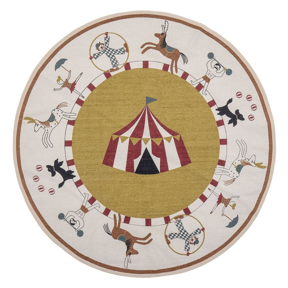 Tapis - Ville Tapis, Jaune, Coton - BLOOMINGVILLE MINI