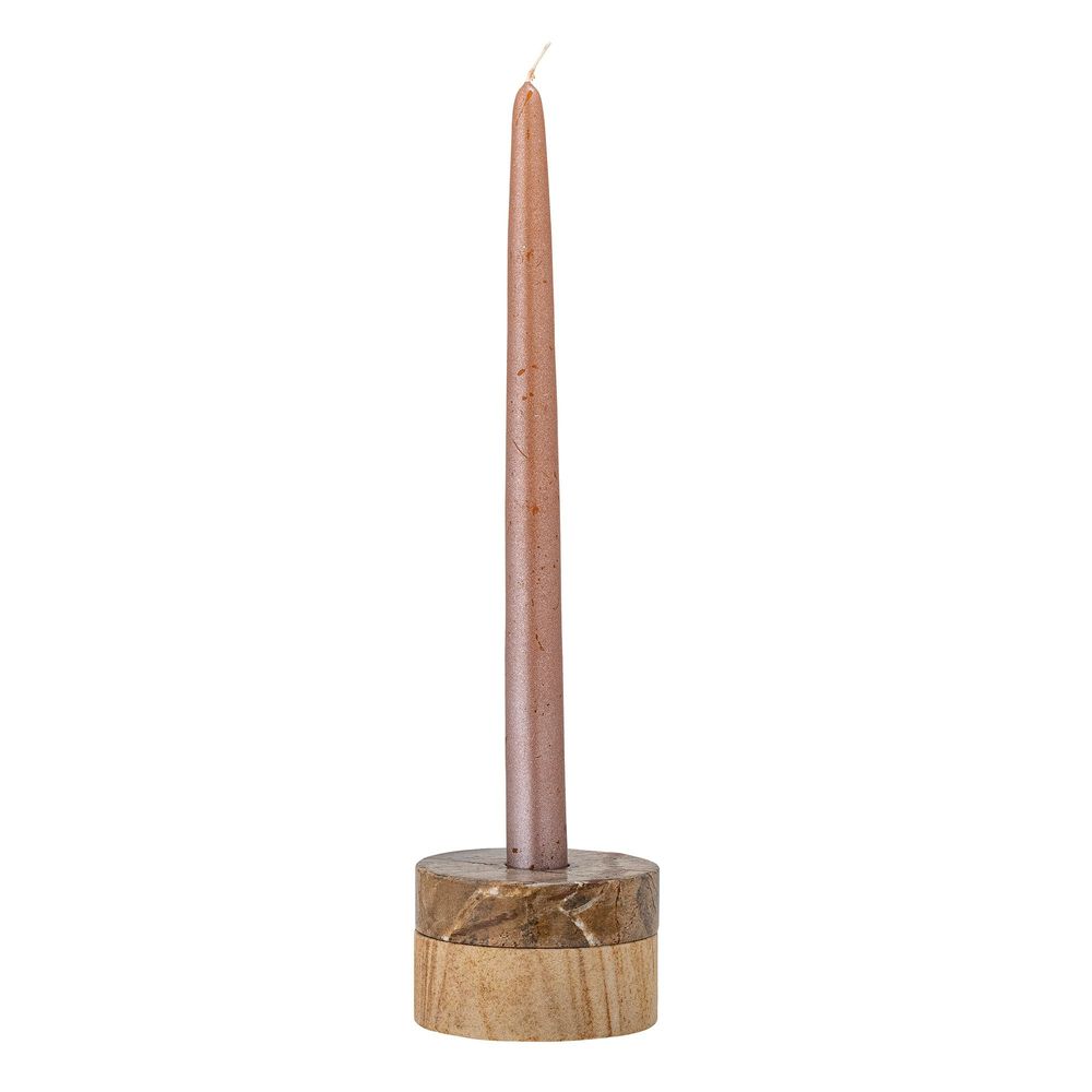 Bougeoirs et photophores - Dalin Votive & Candle Holder, Marron, Grès - BLOOMINGVILLE MULTIBRAND HOUSE
